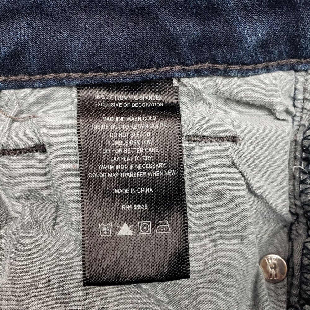Kut from the Kloth Stevie Straight Leg Jeans Womens 8 Hemmed Mid Rise - Picture 10 of 11
